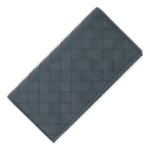 Bottega Veneta Blue Long Wallet Coin Purse